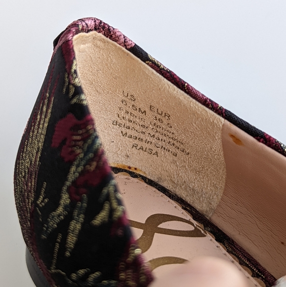 Sam Edelman Raisa bow brocade studded flats Size 6.5 - Picture 3 of 7